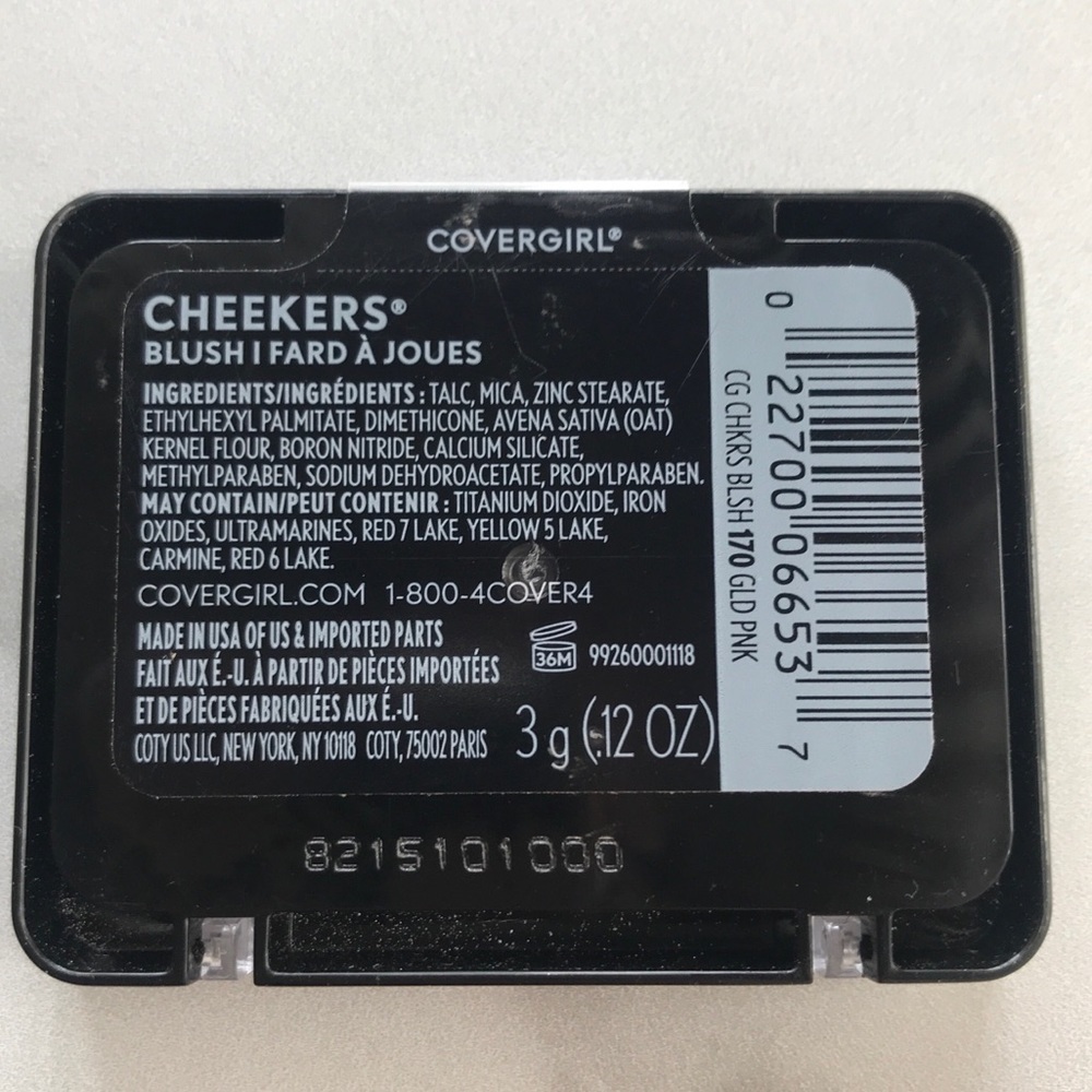 Covergirl Cheekers 170 - Golden Pink Blush - Picture 4 of 4